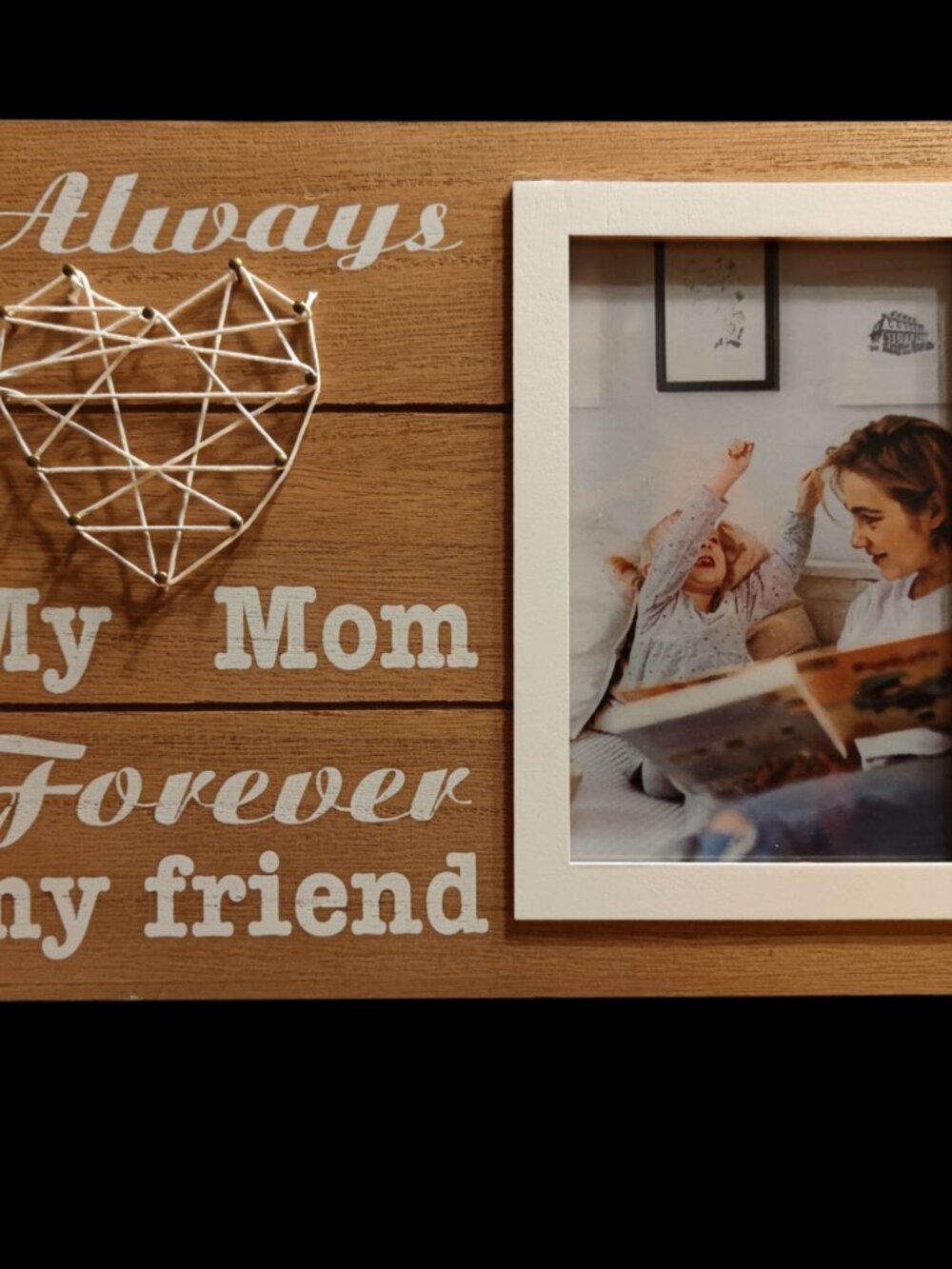 Yluyni Always My Mom Forever My Friend Picture Frame Fits 4x6 Photo